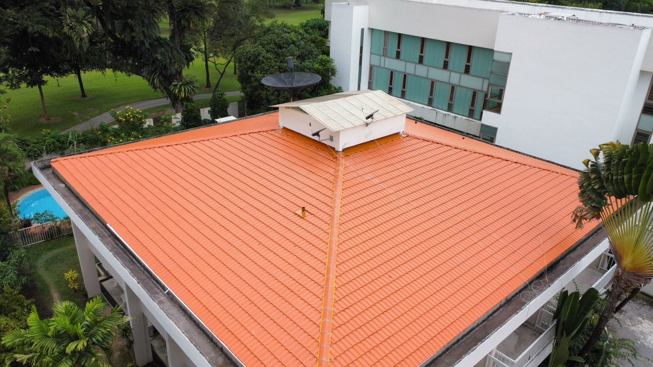 Completed roof project