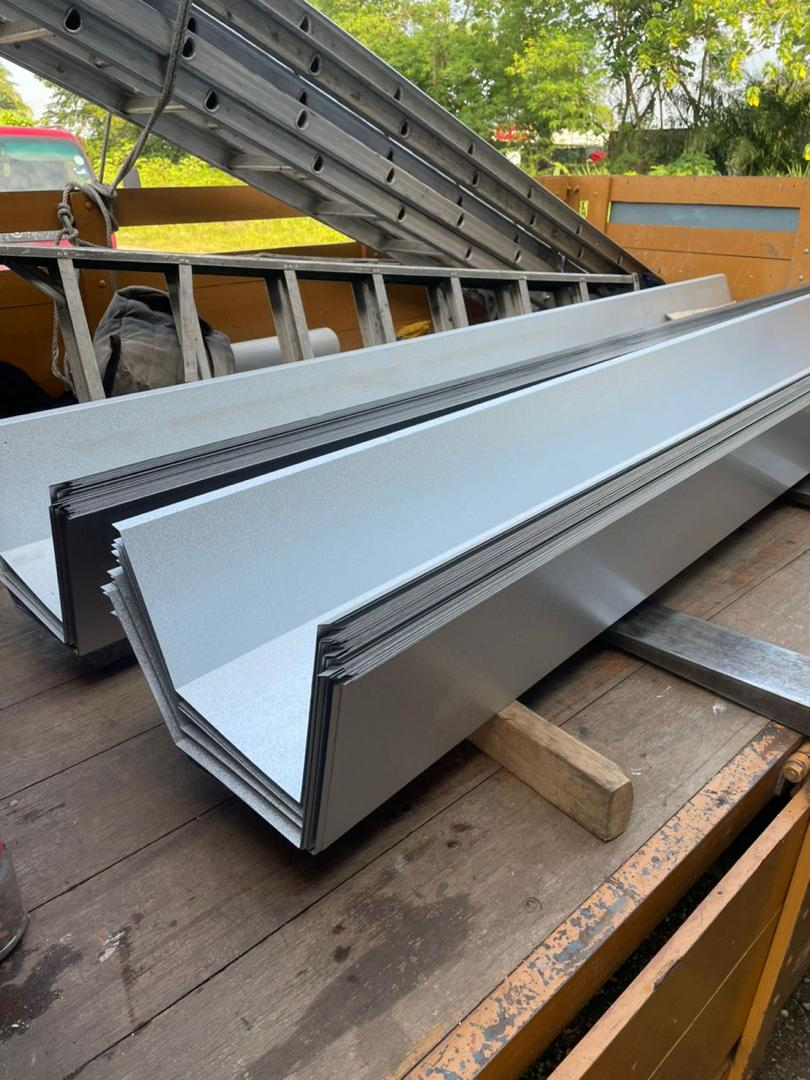 Rain gutter system installation