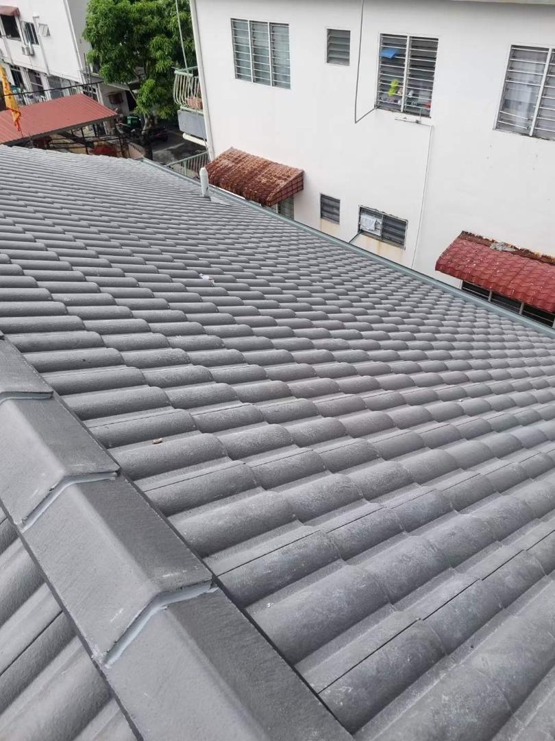 Concrete tile roof replacement